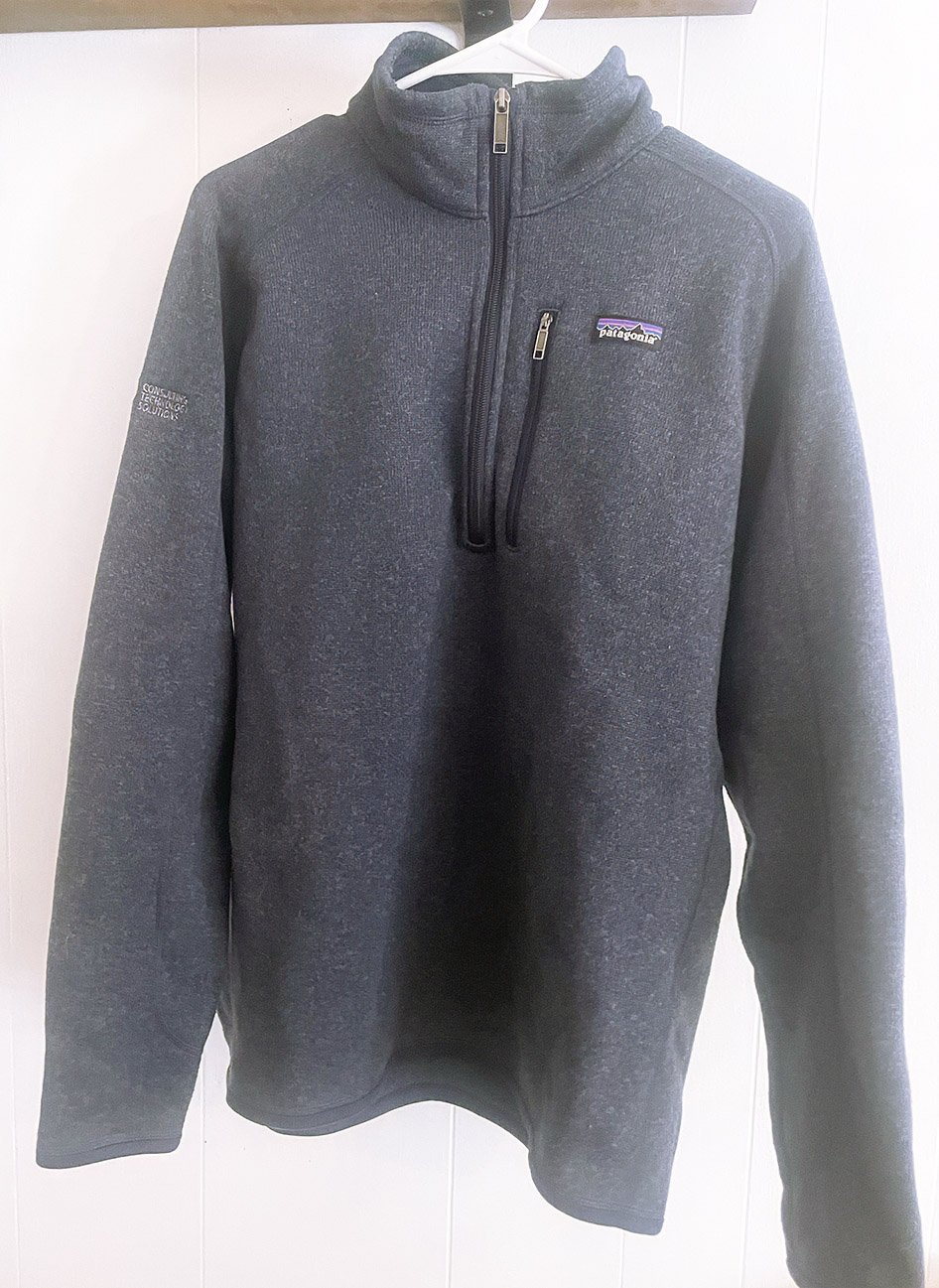 Patagonia Better Sweater Quarter Zip, Men’s Large