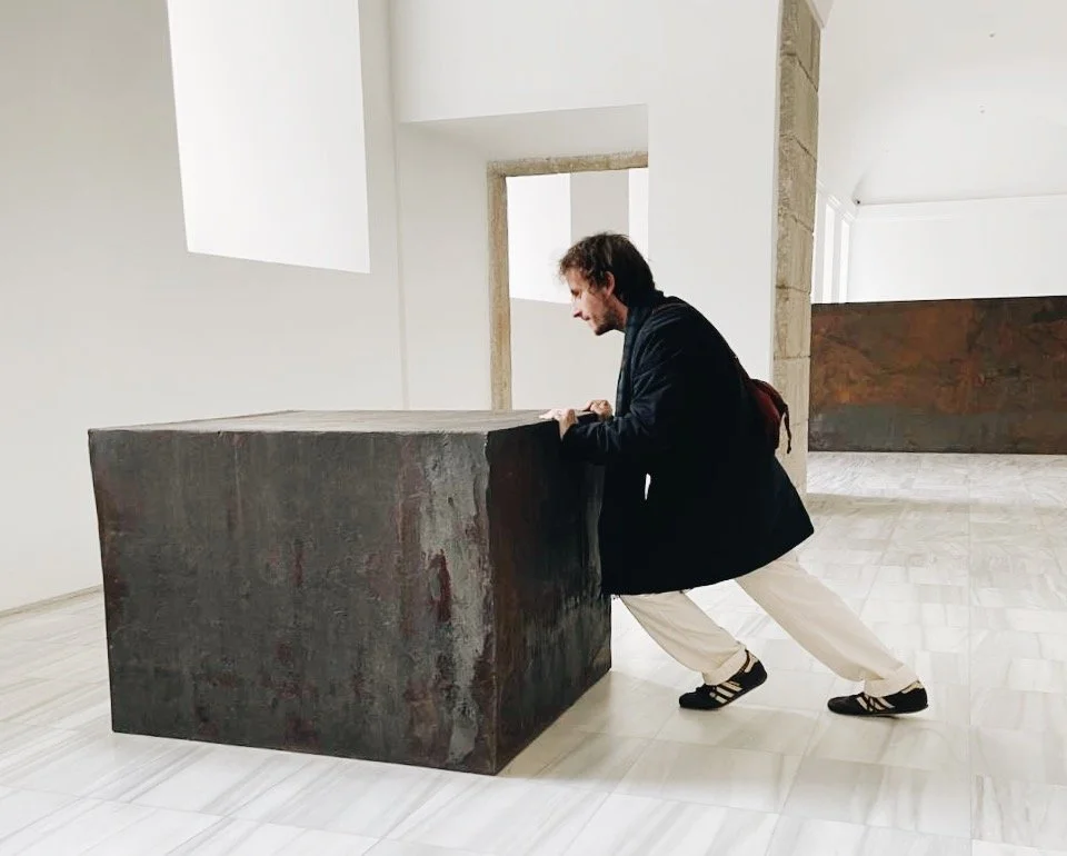 Borja Rodríguez Gimeno en el Museo Reina Sofia de Madrid