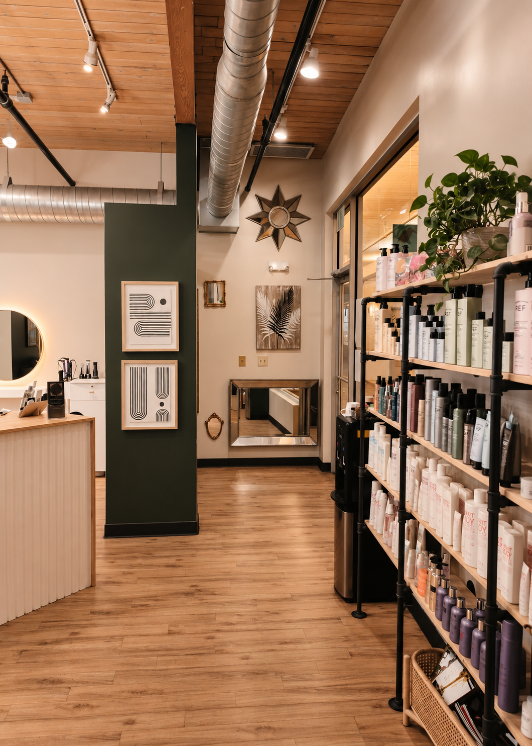 Inside Raven Hair Studio, a hair salon in downtown Palmer, Alaska
