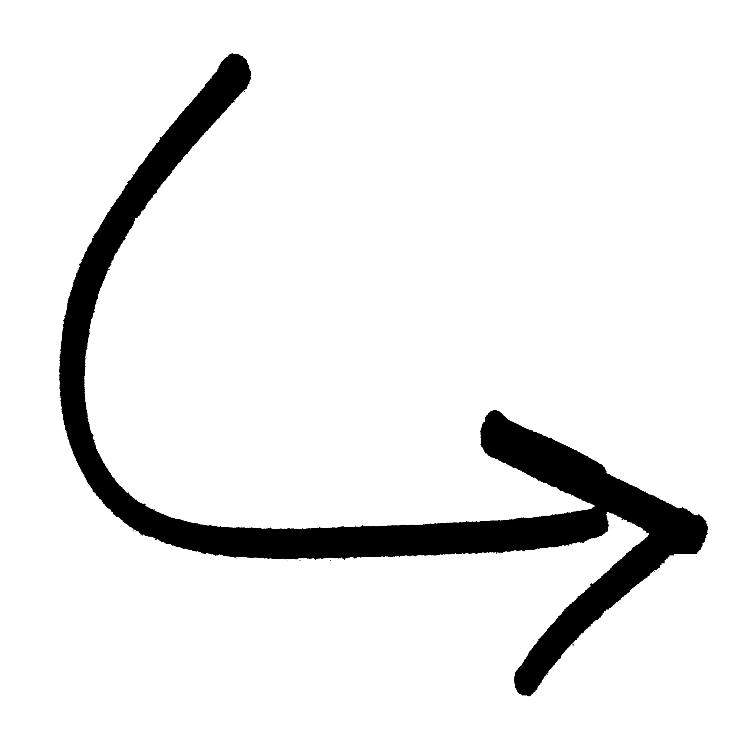 Outline of a quill pen and ink bottle on a black background.