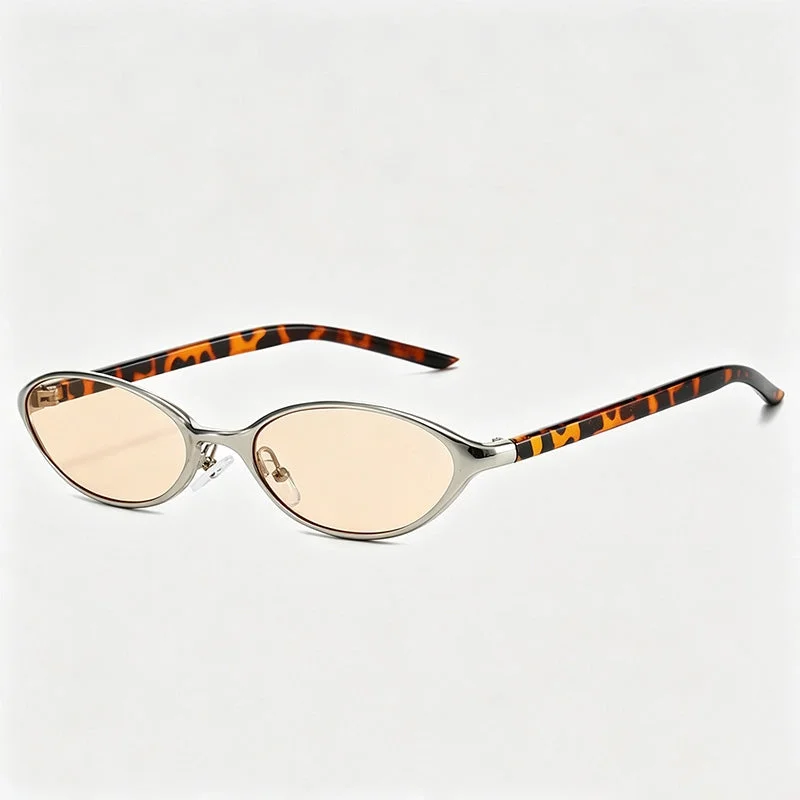 Tortoise Slim Vintage Sunglasses