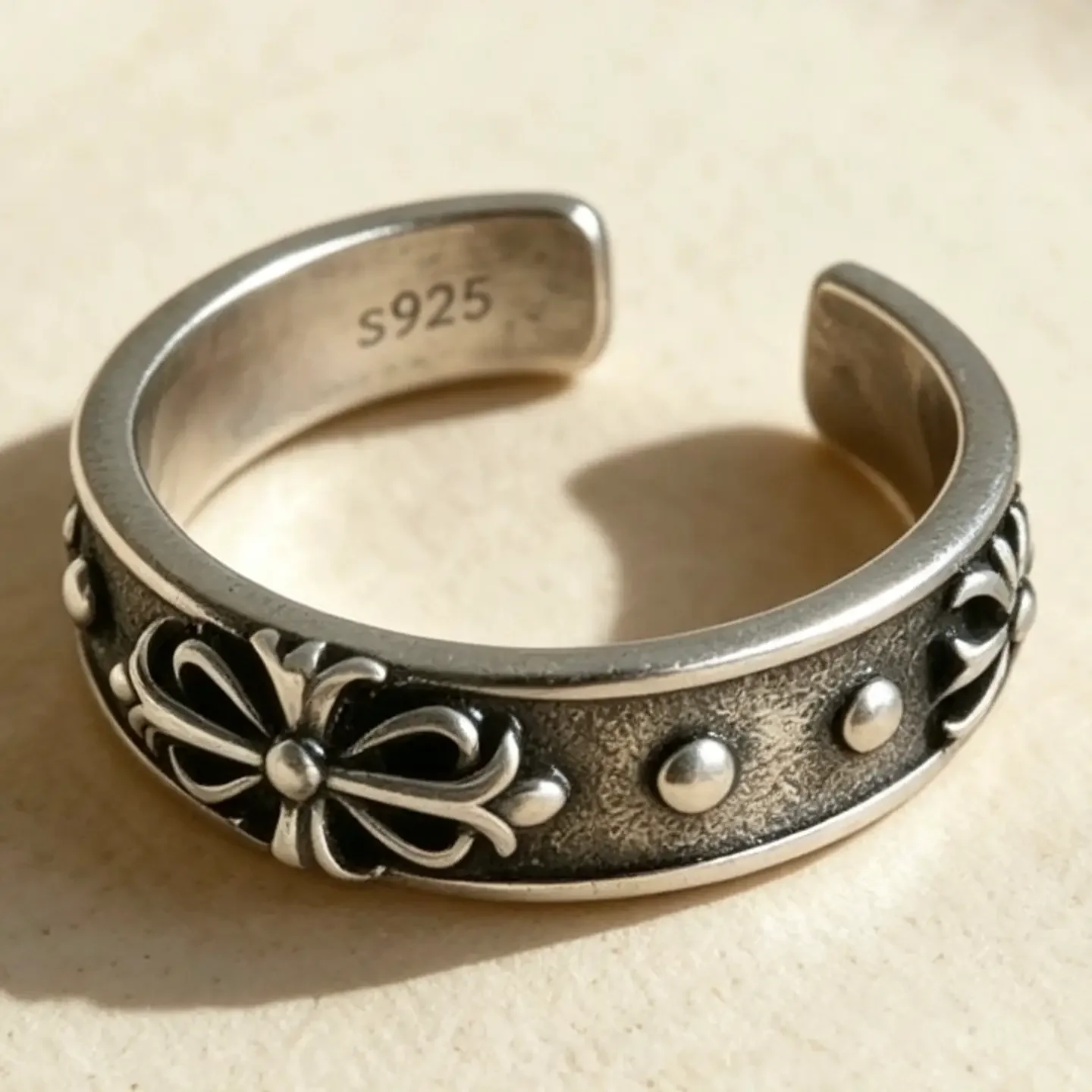 Silver Gothic Ring