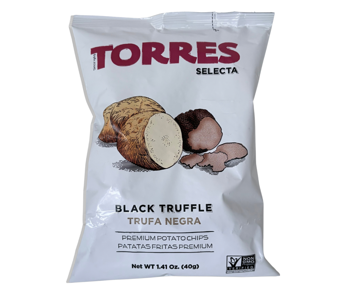 Black Truffle Torres Gourmet Potato Chips 40g