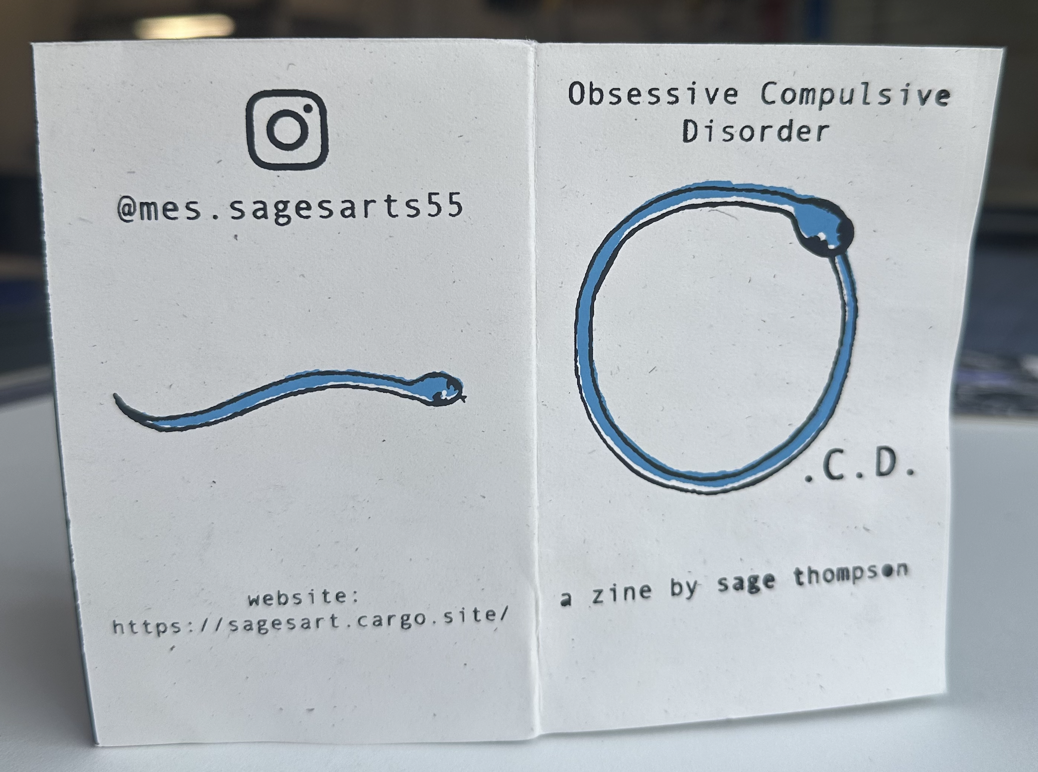 Physical Silkscreen Zine - Alternate Colors