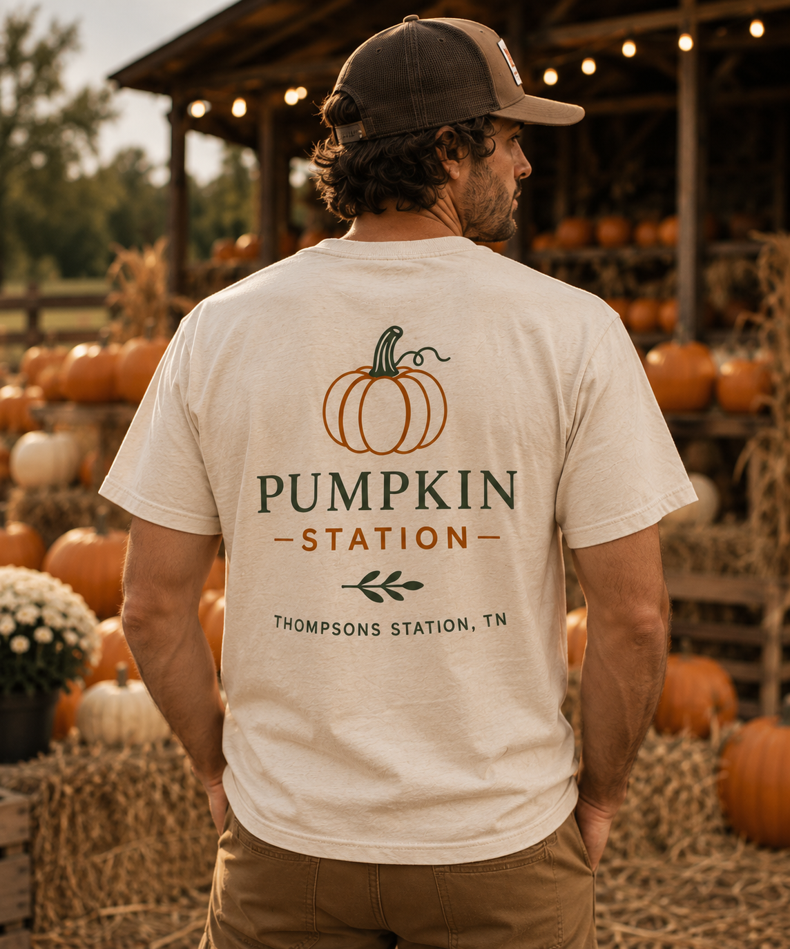 Pumpkin Station Adult Tee