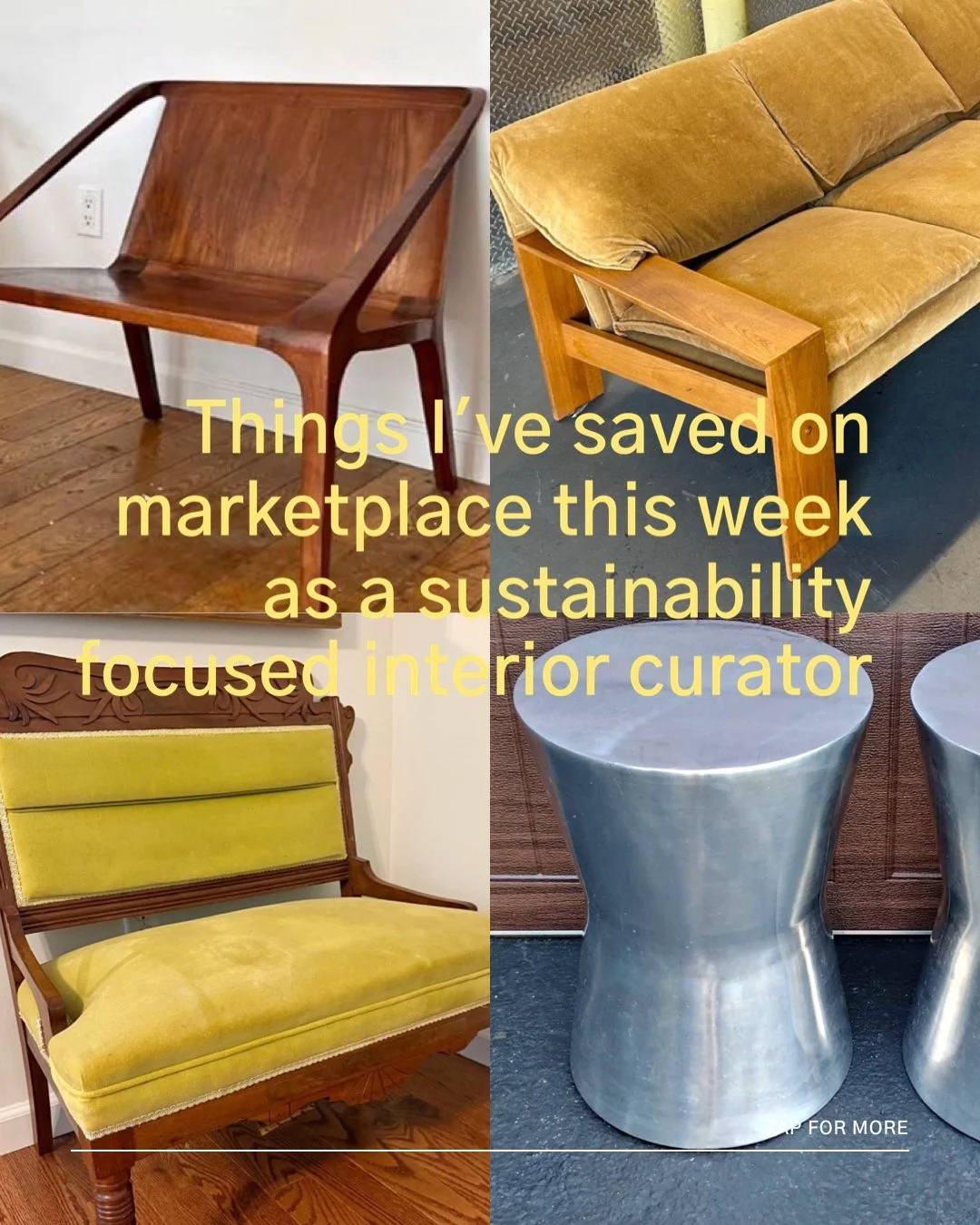 More to die for marketplace finds. Please let me collect them for you and curate a stunningly layered space with history and texture.