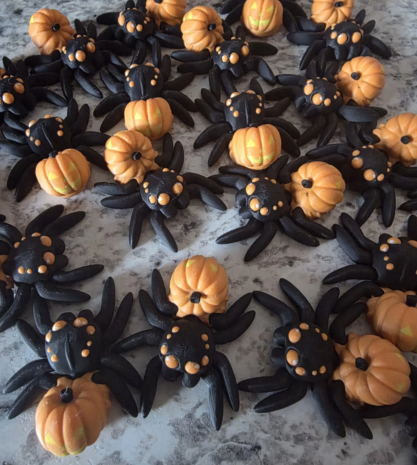 Pumpkin Spiders