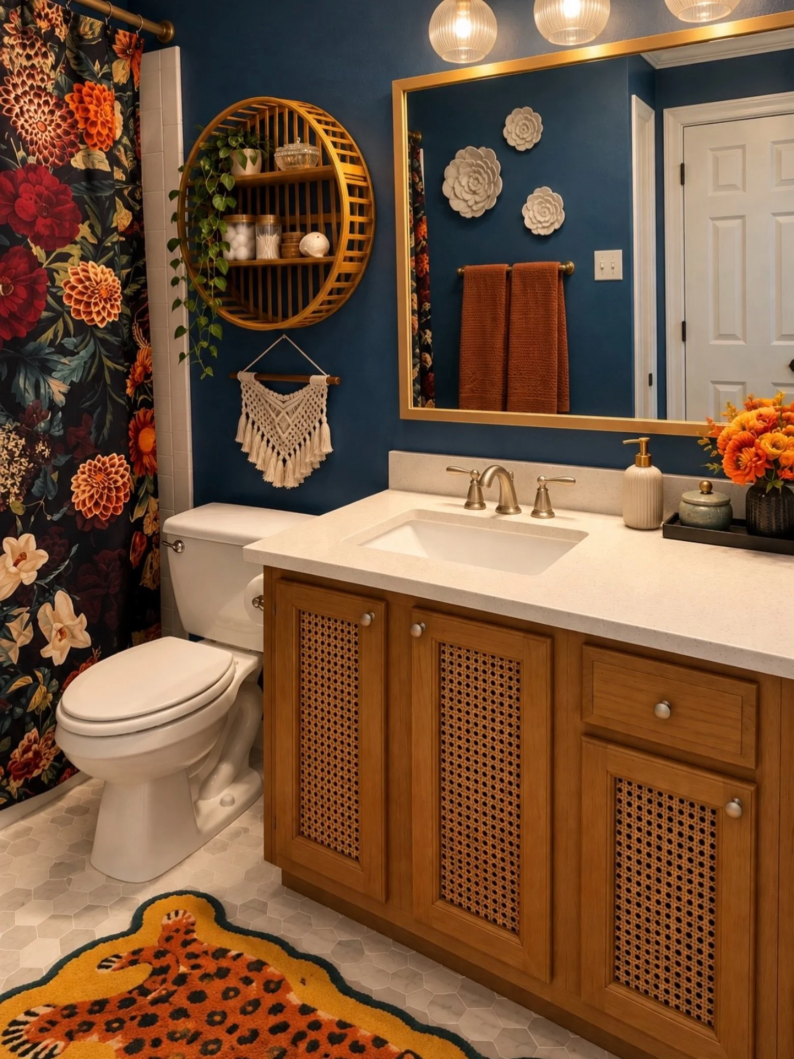 A little imagination, a little artistry, and a whole new look! ✨

Who says a bathroom makeover requires starting from scratch?

Rather than replacing the existing vanity, we gave it an entirely new personality! A hand-painted trompe l&rsquo;&oelig;il