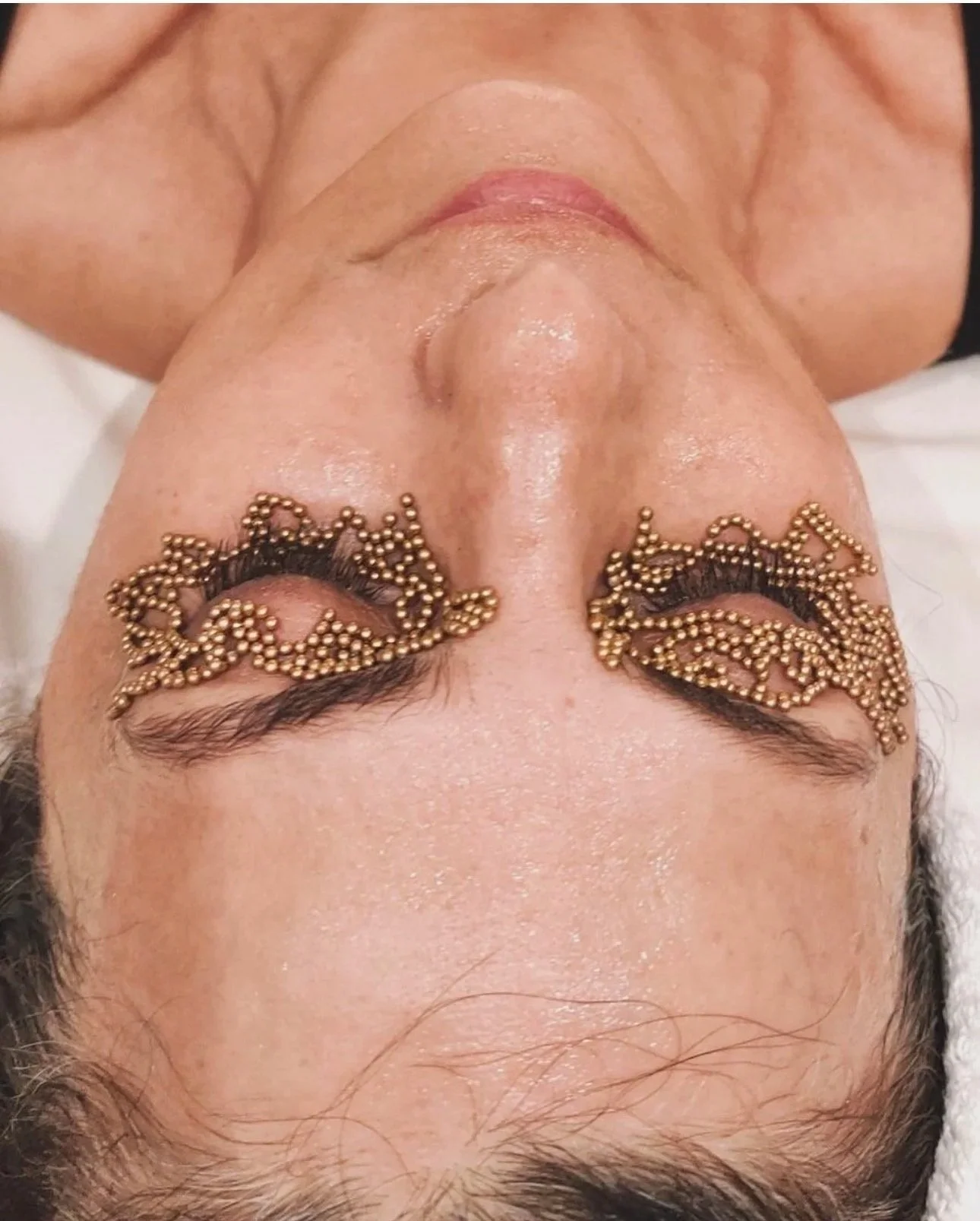Qi Beauty Facial with Rachel Eni, 24K gold plated magnetic spheres