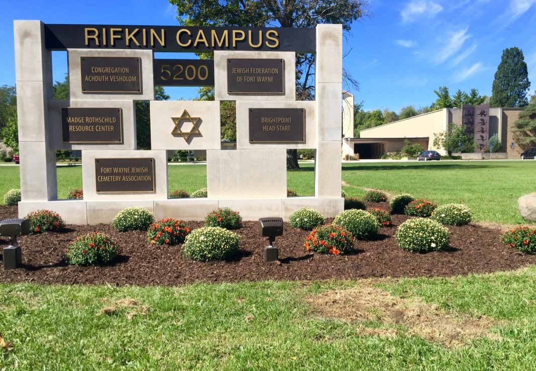 Rifkin Campus sign by Cary Shafer