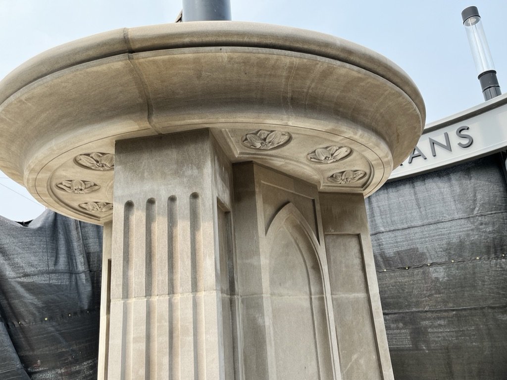 Beacon, at Veteran's Memorial Bridge in Fort Wayne, Indiana
