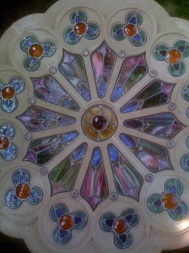 Stained Glass at Grendelwhym Manor by Cary Shafer
