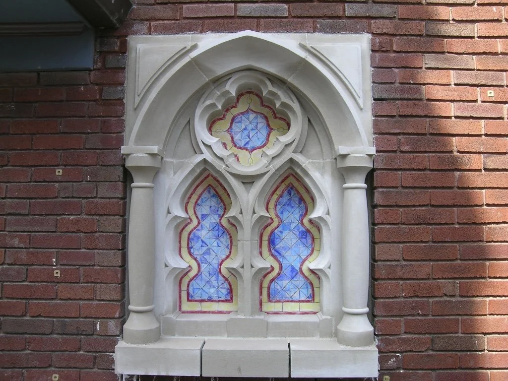 Stained Glass at Grendelwhym Manor by Cary Shafer