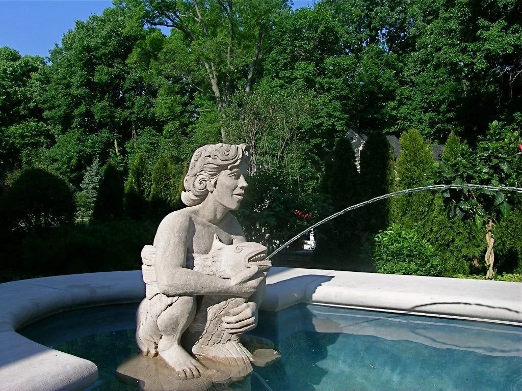 Fountain at Grendelwhym Manor by Cary Shafer