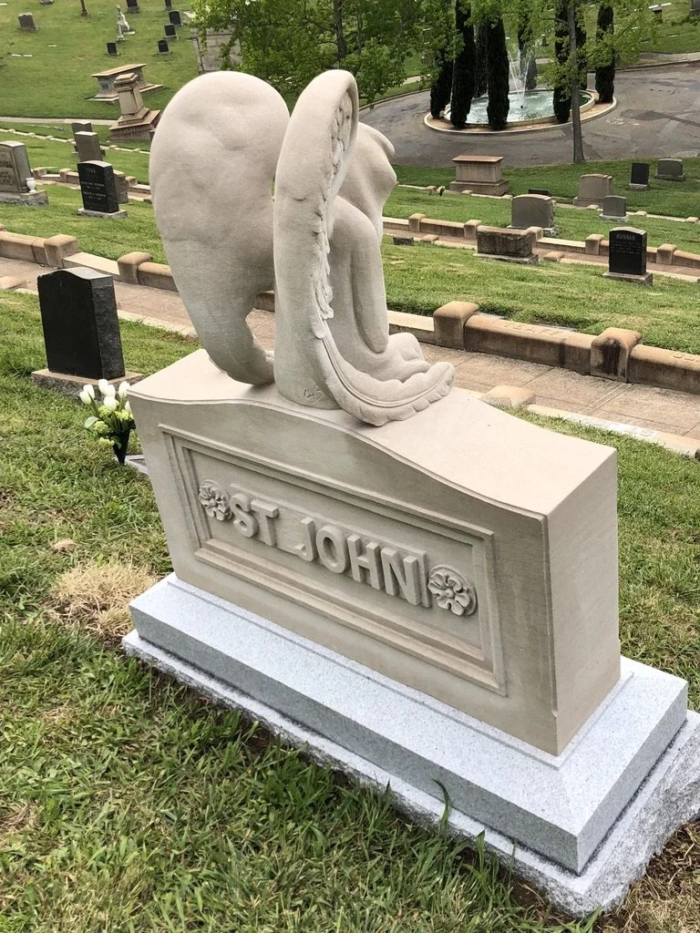 The Grim Reaper at Mountain View Cemetery in Oakland, California
