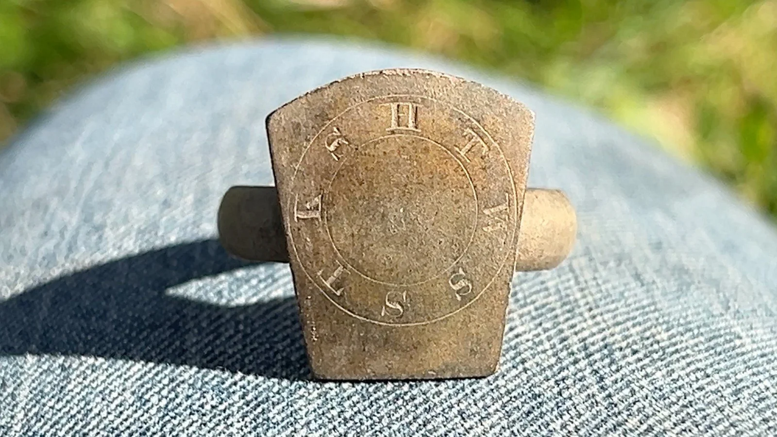 Antique Masonic Keystone Ring