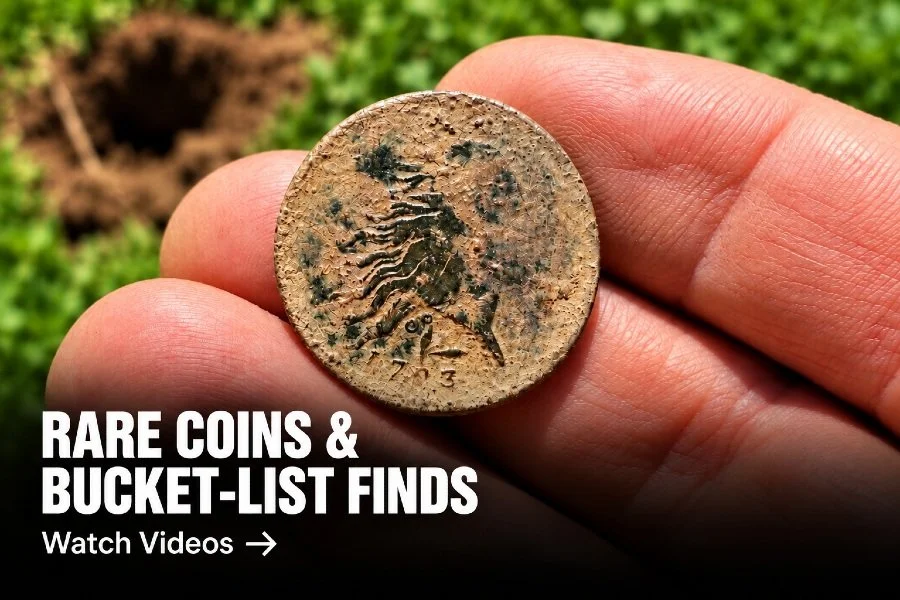 Metal detecting Rare Coins and Bucket-List Finds with Quarter Hoarder