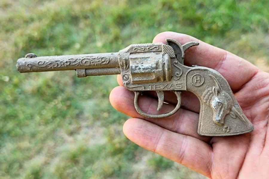 Antique 1950's Toy Cap gun Found Metal Detecting