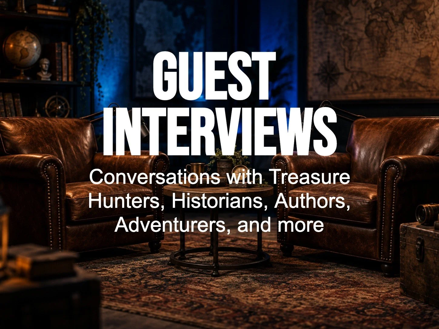 Quarter Hoarder's Quarter After LIVE show promotional card featuring guest interviews