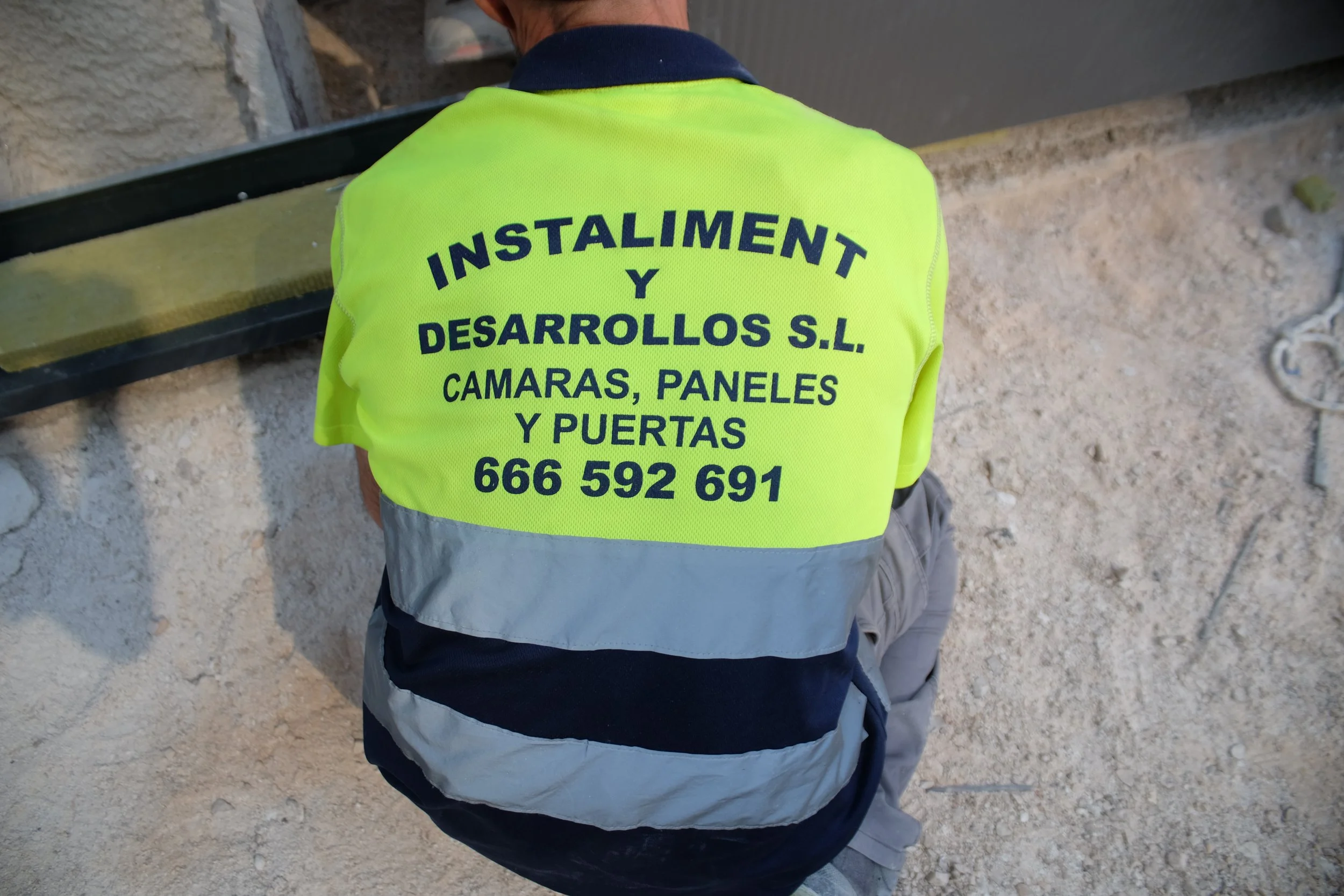 Uno de nuestros trabajadores en proyecto de F1