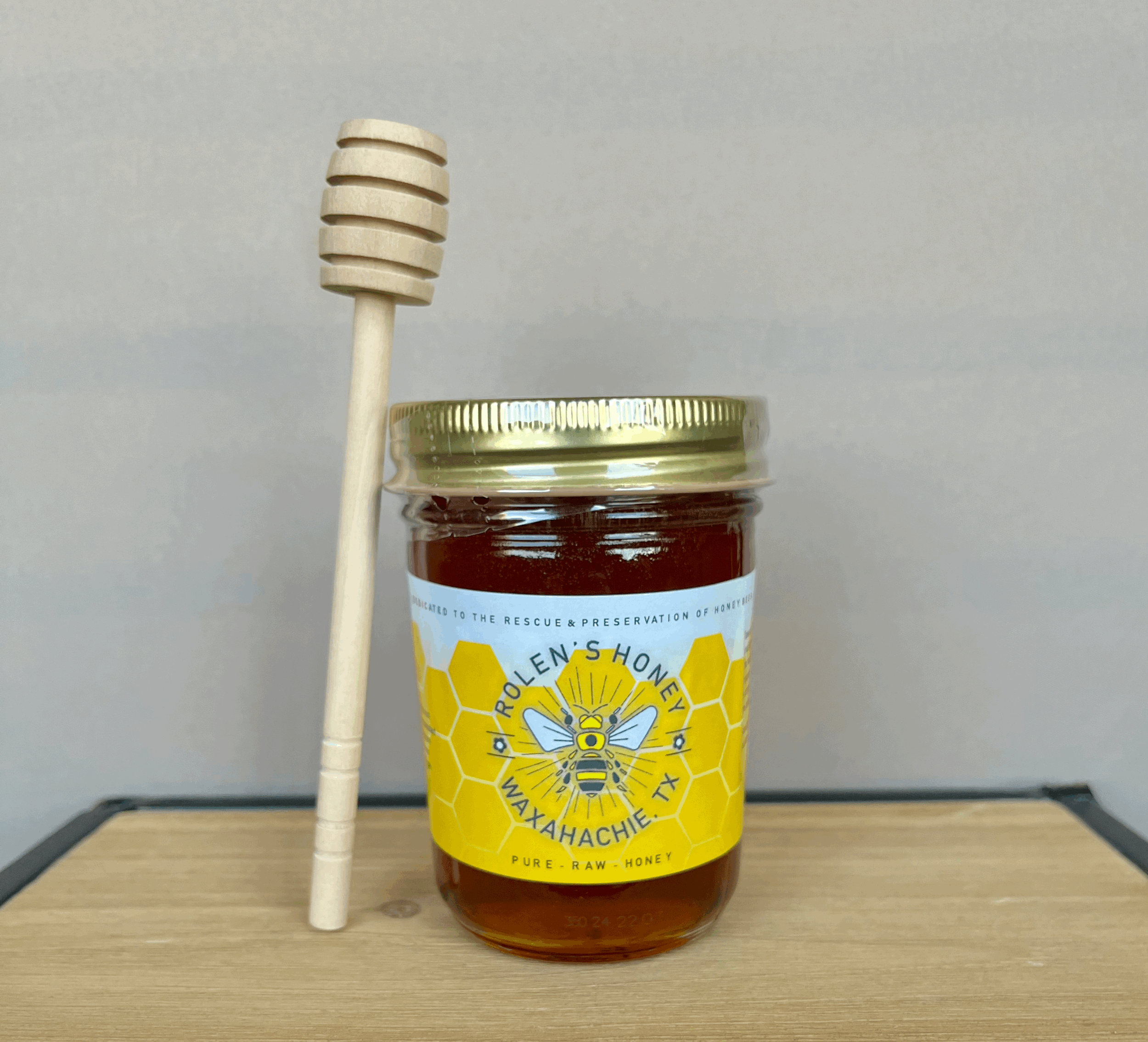 8 oz Raw Texas Honey