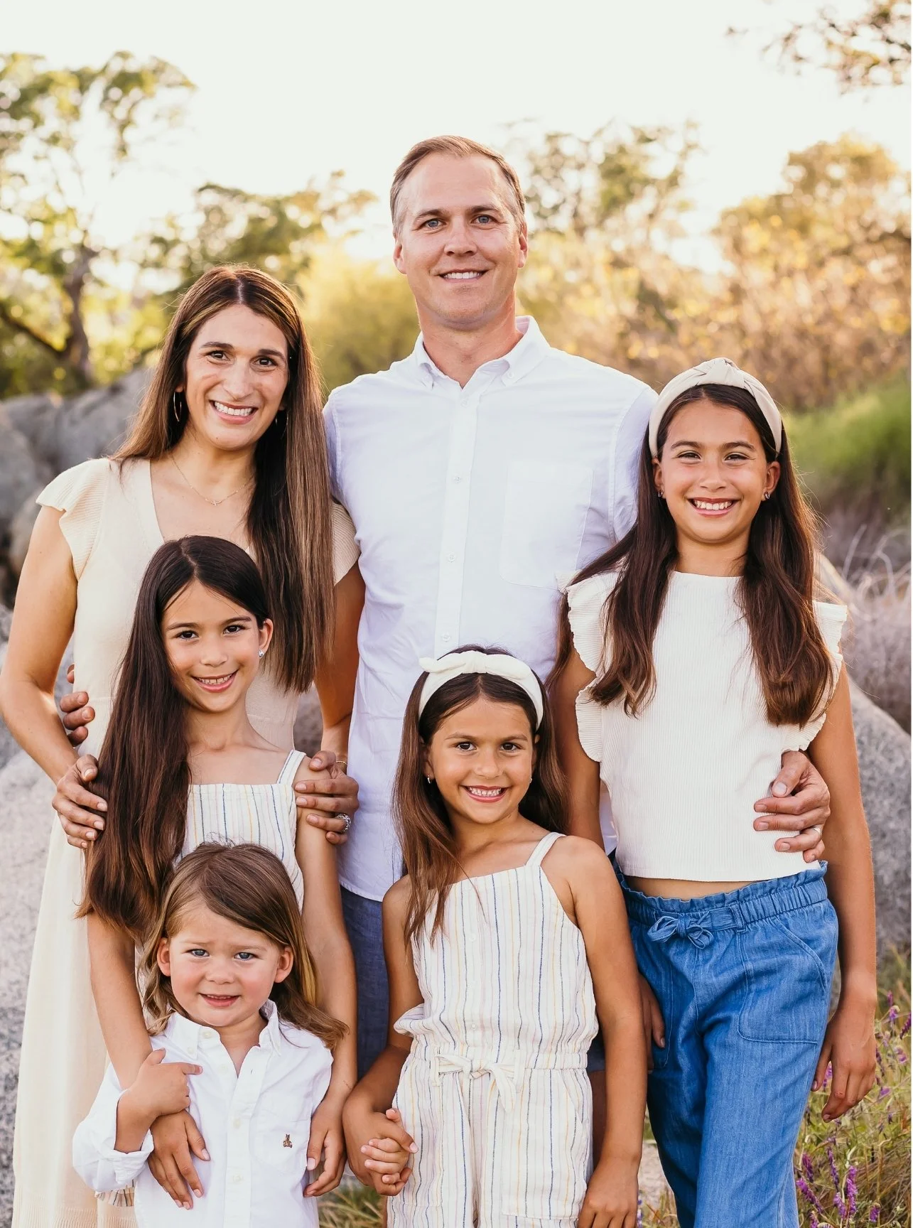 Family picture with candidate