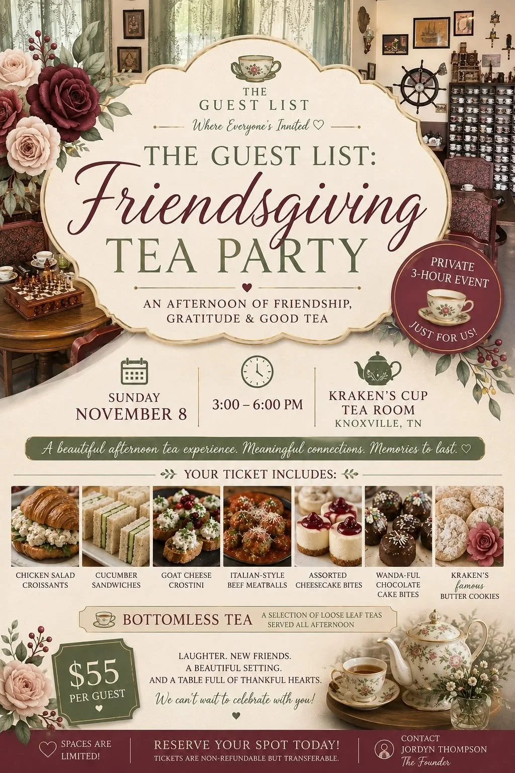 Friendsgiving Tea Party 🍂🫖
