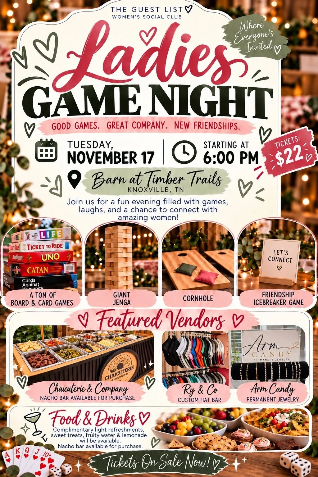 🎲 Ladies Game Night 💕 