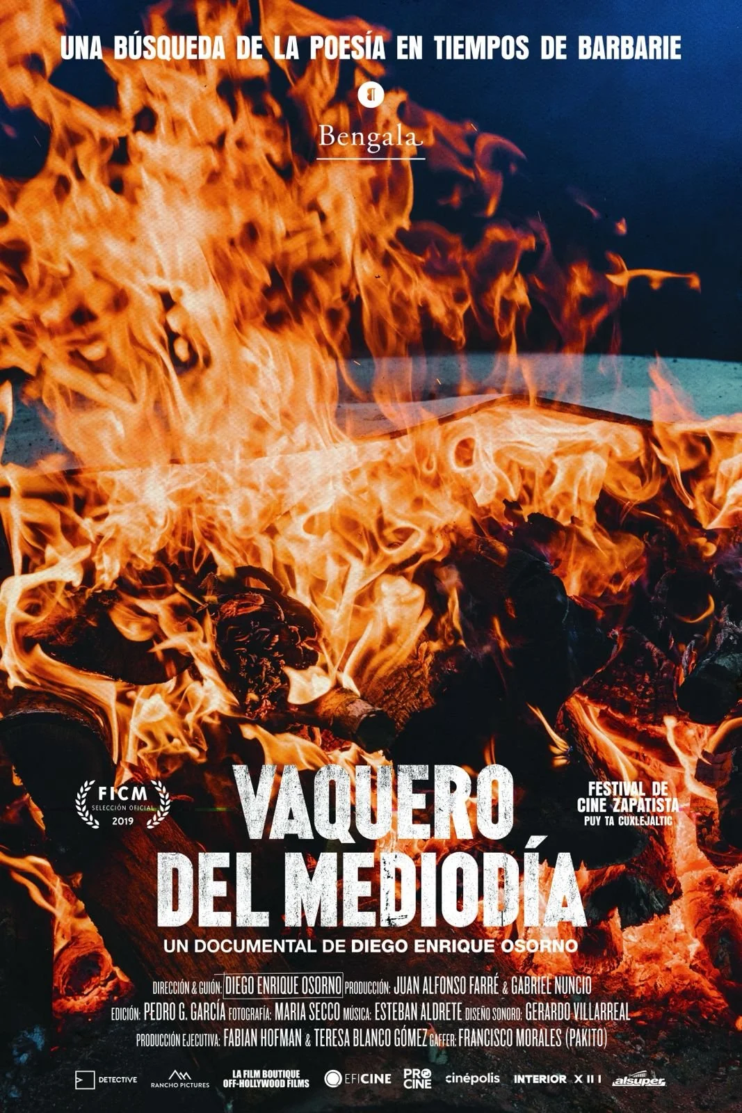 Poster vaquero del mediodía