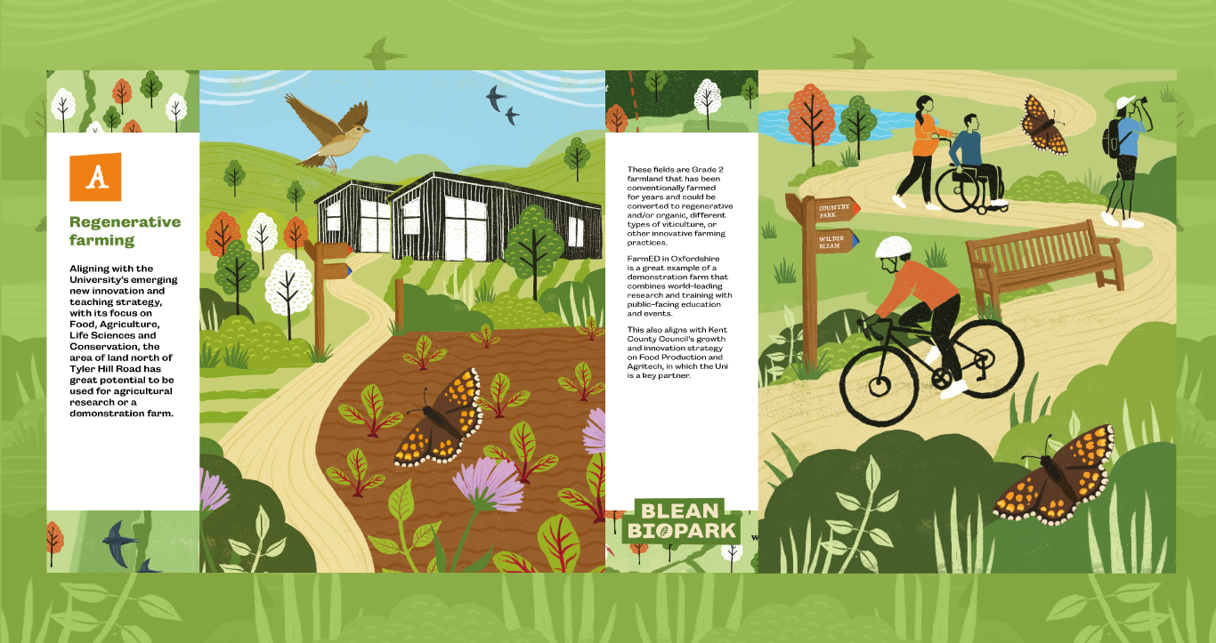 Save the Blean regenerative farming illustration
