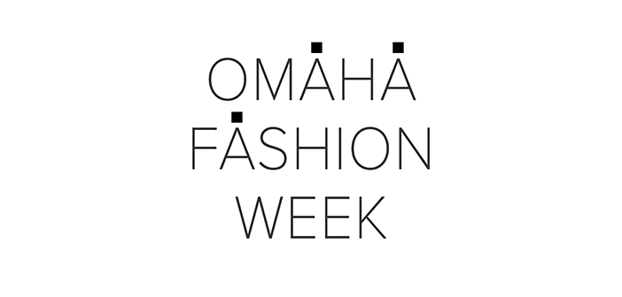 Text that reads 'OMĀHĀ FASHION WEEK' in black letters on a white background.