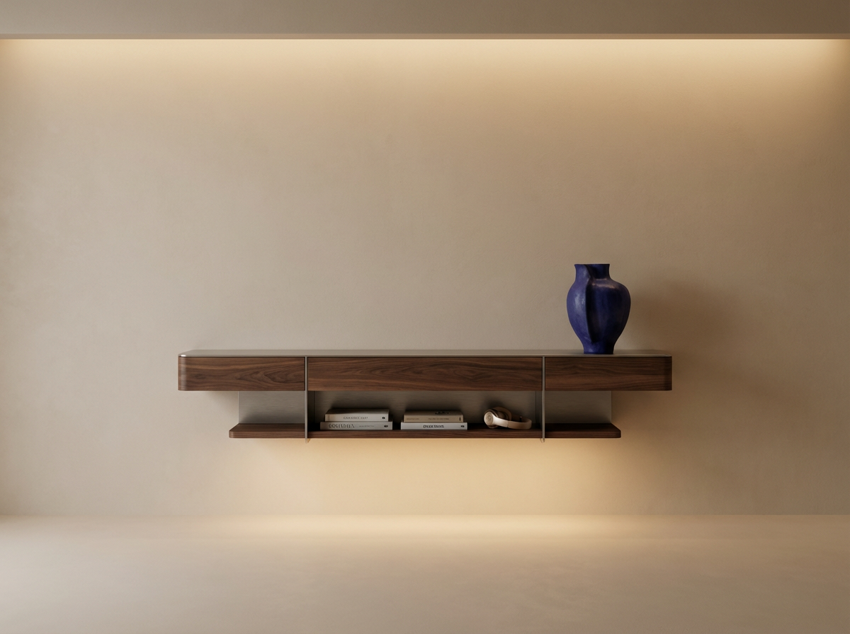 Floating Media Console