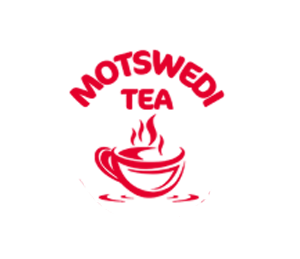 Red logo with a steaming cup of tea and the text "HotWired Tea" curved around it.