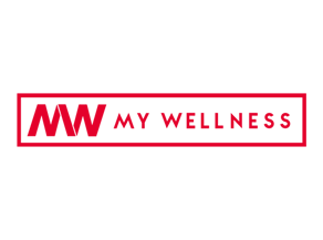 Logo for My Wellness featuring red 'WW' initials and black and pink text.