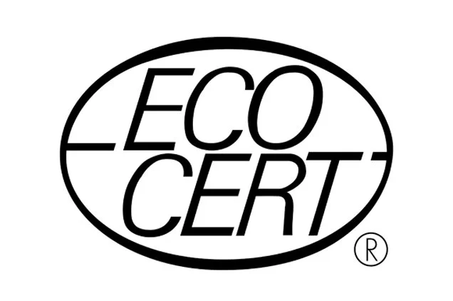 EcoCert certification logo in black and white with an oval shape and registered trademark symbol.