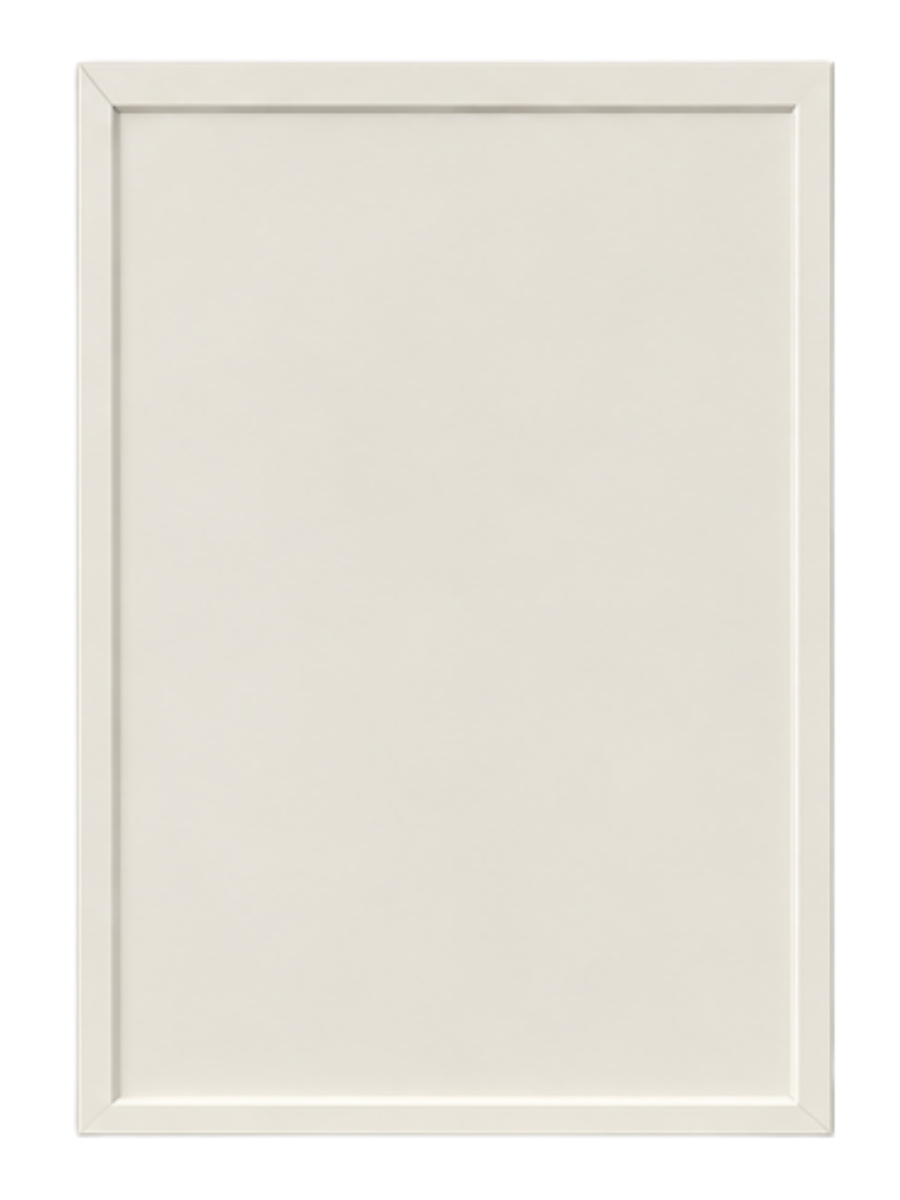 Empty whiteboard with a white frame.