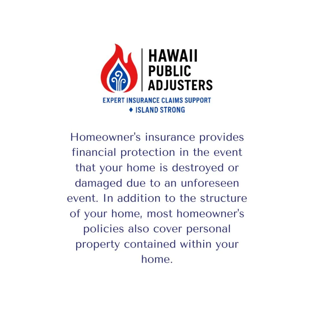 By hiring Hawaii Public Adjusters you can ease the burden of going through an insurance claim alone.
We manage your claim for you from start to finish and advocate solely for you, the policyholder, not the insurance company.
We work to secure you a f