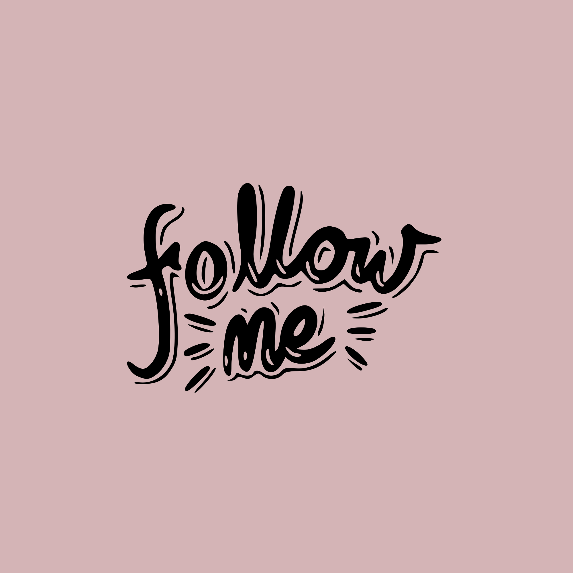 Pink background with black cursive text that reads 'Hello'.