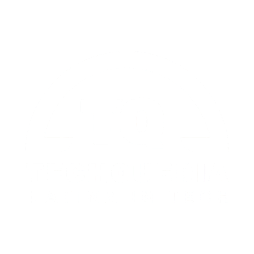 Logo for TQ Techqueria, a Latinx tech organization, featuring a gauge graphic with 'TQ' in the center and the words 'Techqueria' and 'Latinx in Tech' underneath.