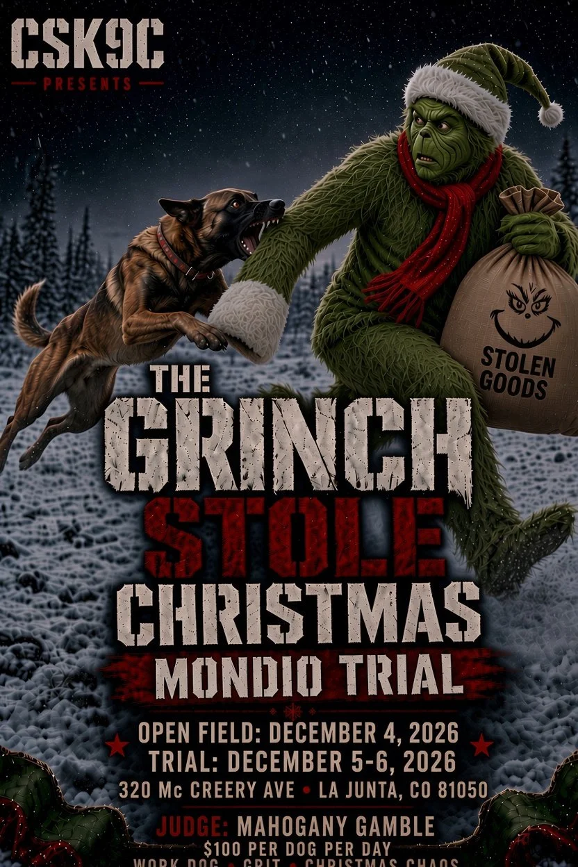 CSK9C Mondio Trail - The Grinch Stole Christmas 