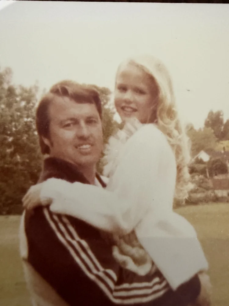Sue McDermid with her dad - Riverway Therapy, North Bay