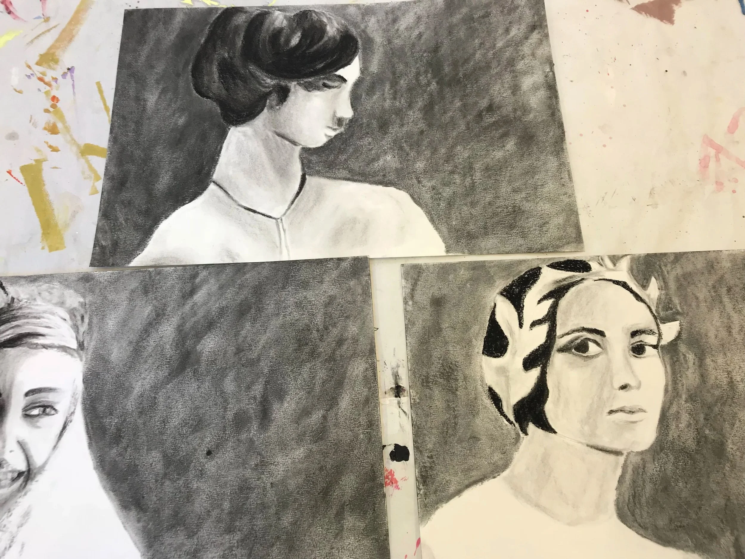 Unnamed (Charcoal and Pencil on Paper, 29.7 x 42 cm) 2018