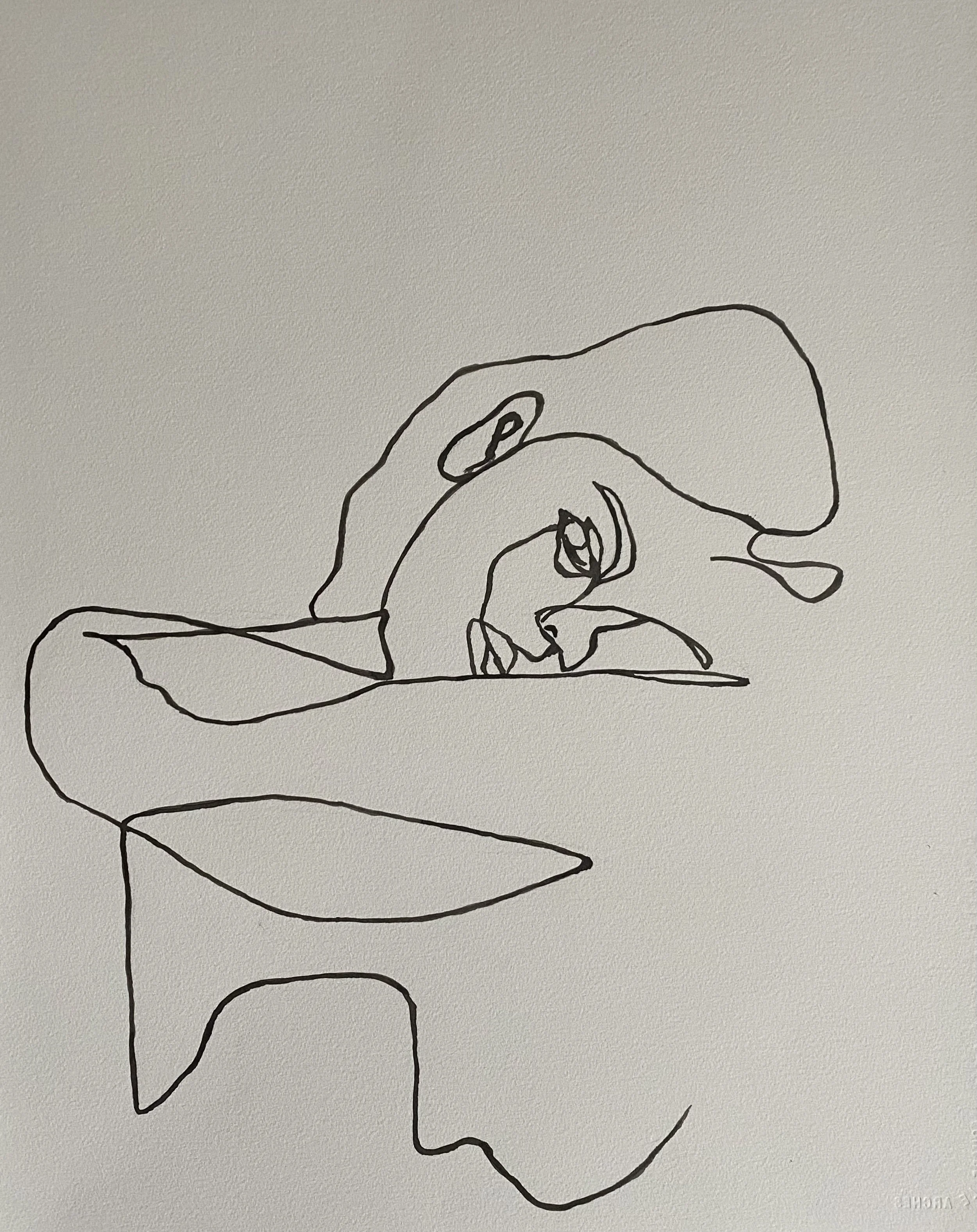Sarah K. Pt. II (Ink on Paper) 2018