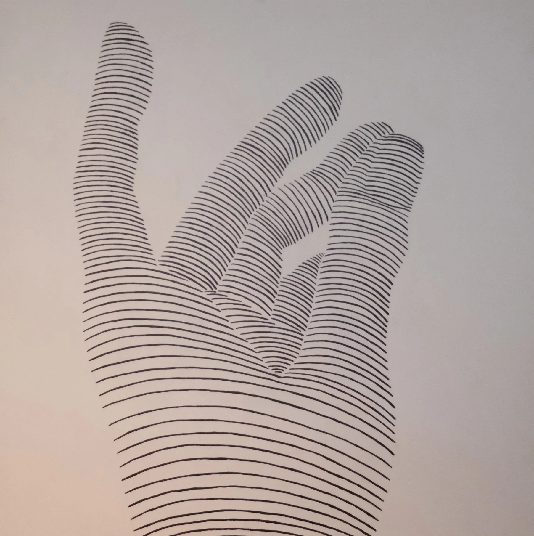 Big Pinch (Acrylic on Canvas) 2017