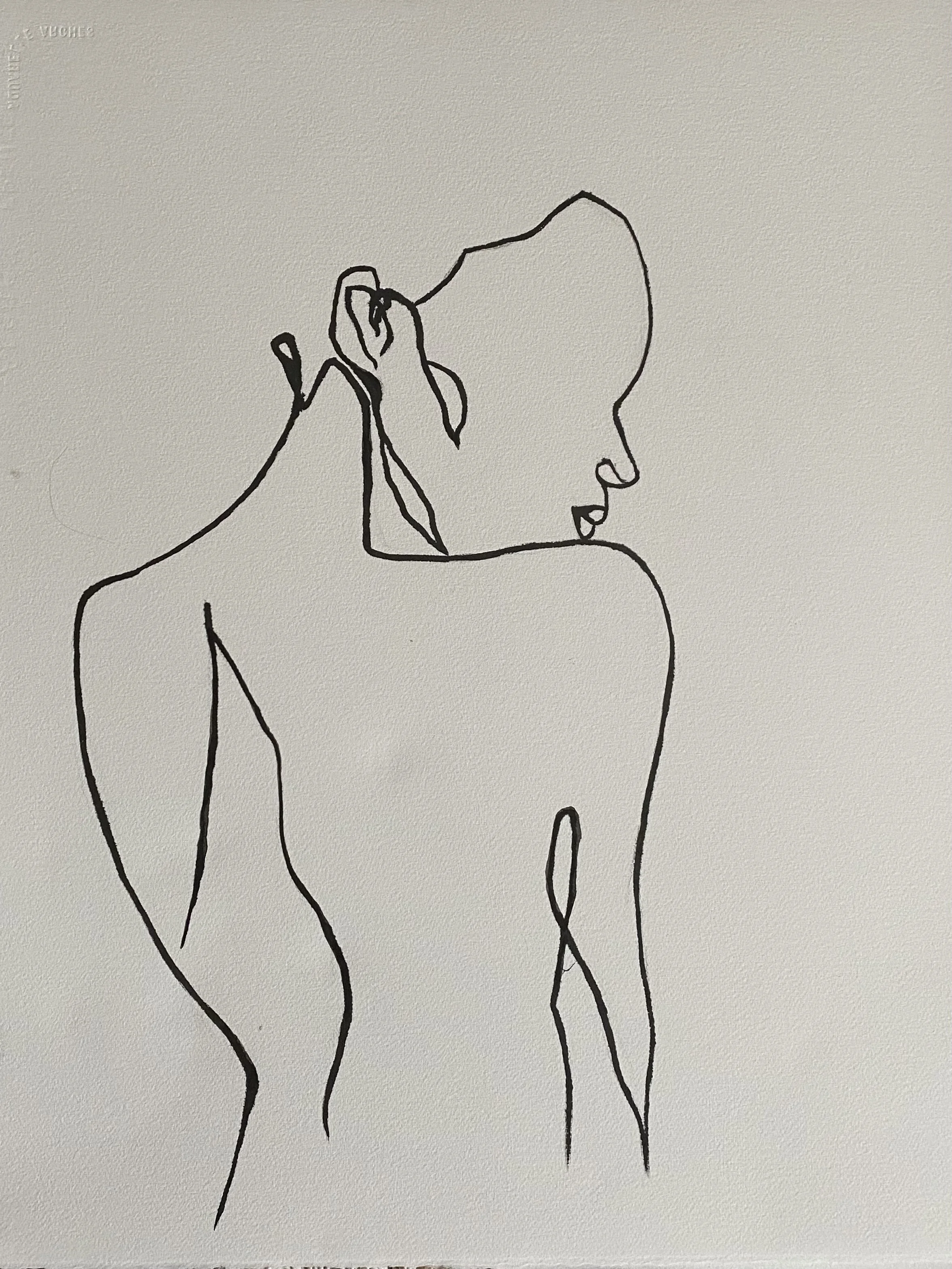Sarah K. Pt. III (Ink on Paper) 2018