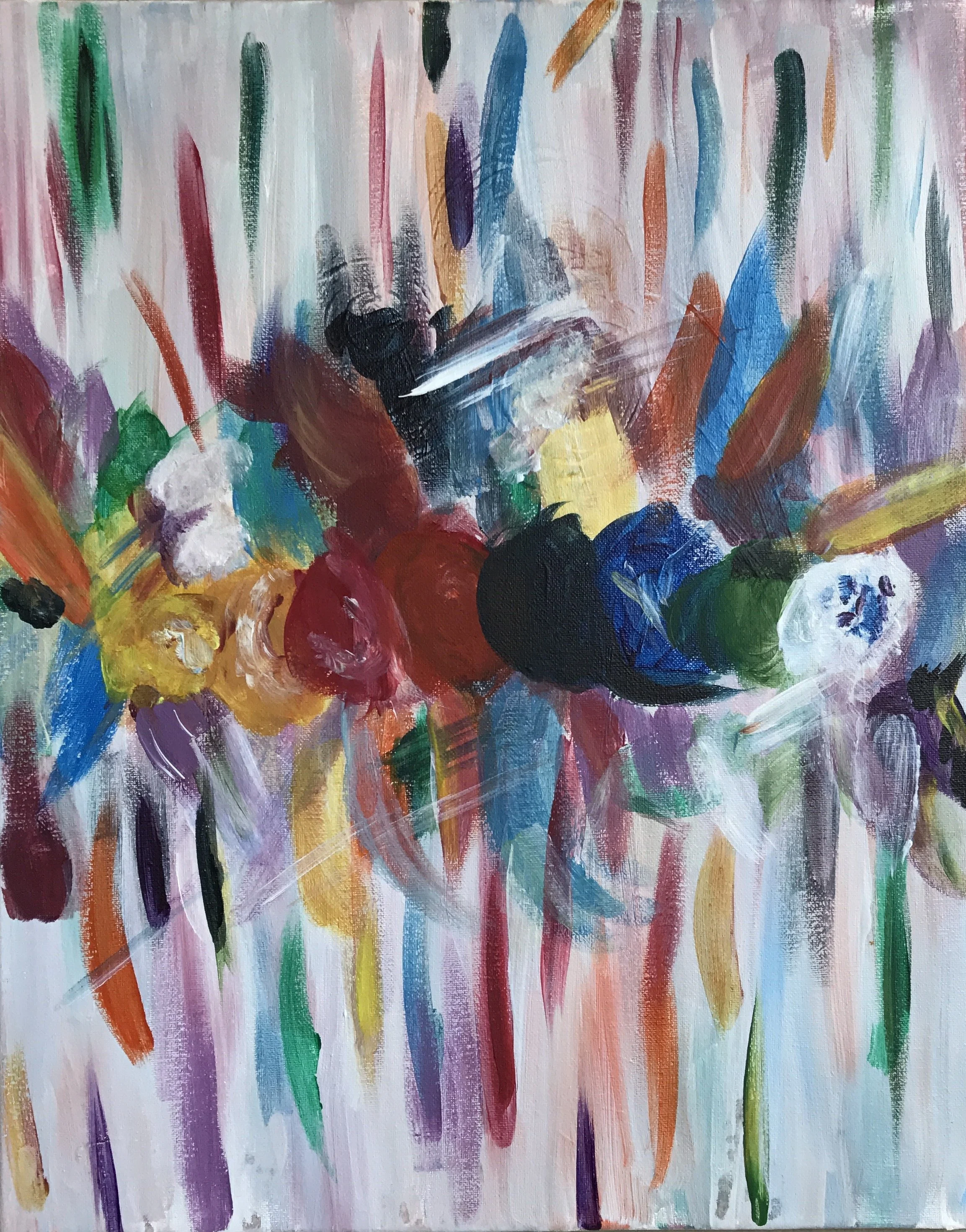 Florasion (Acrylic on Canvas) 2017
