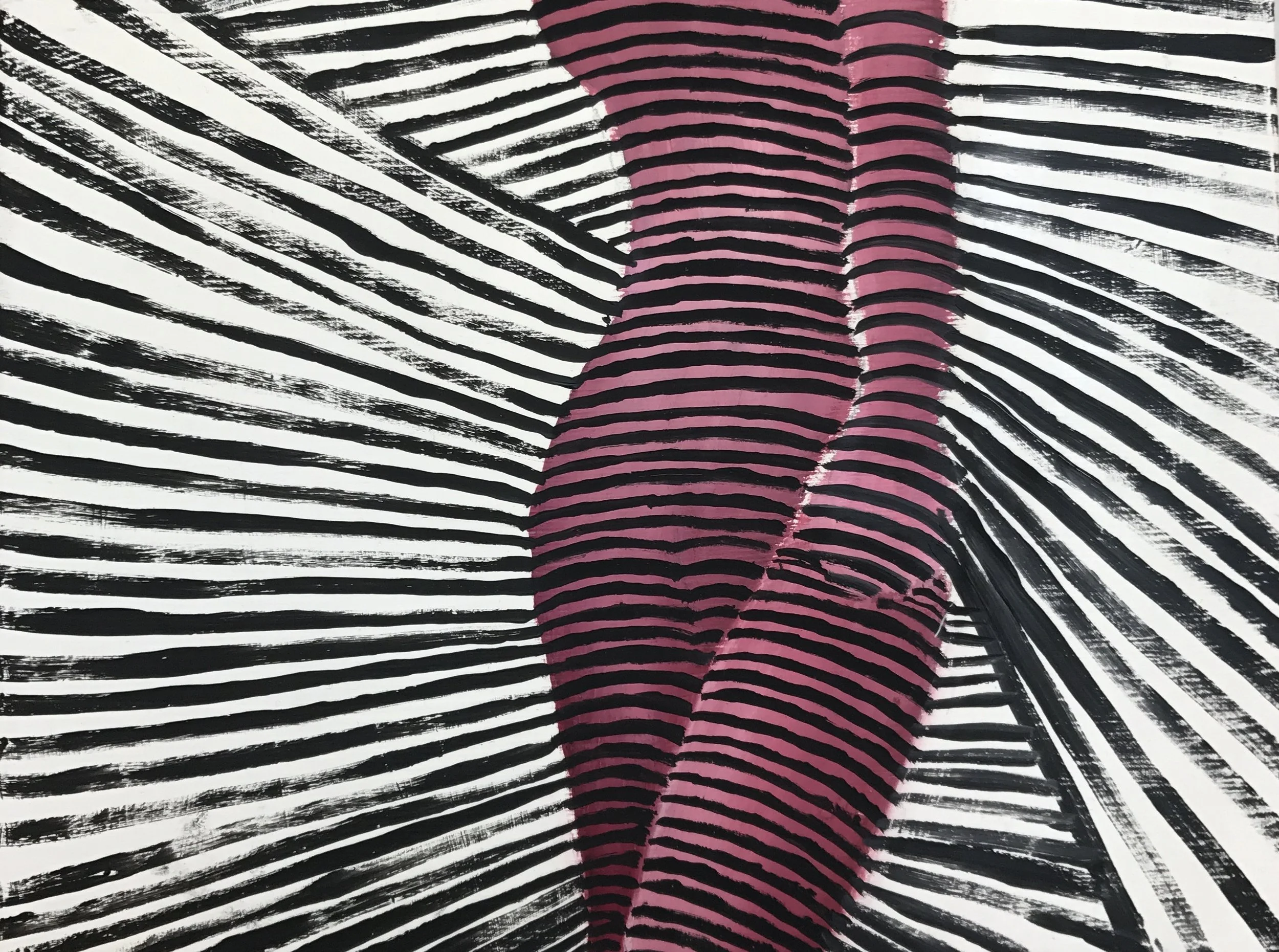 Bottom Bod (Acrylic on Wood) 2017
