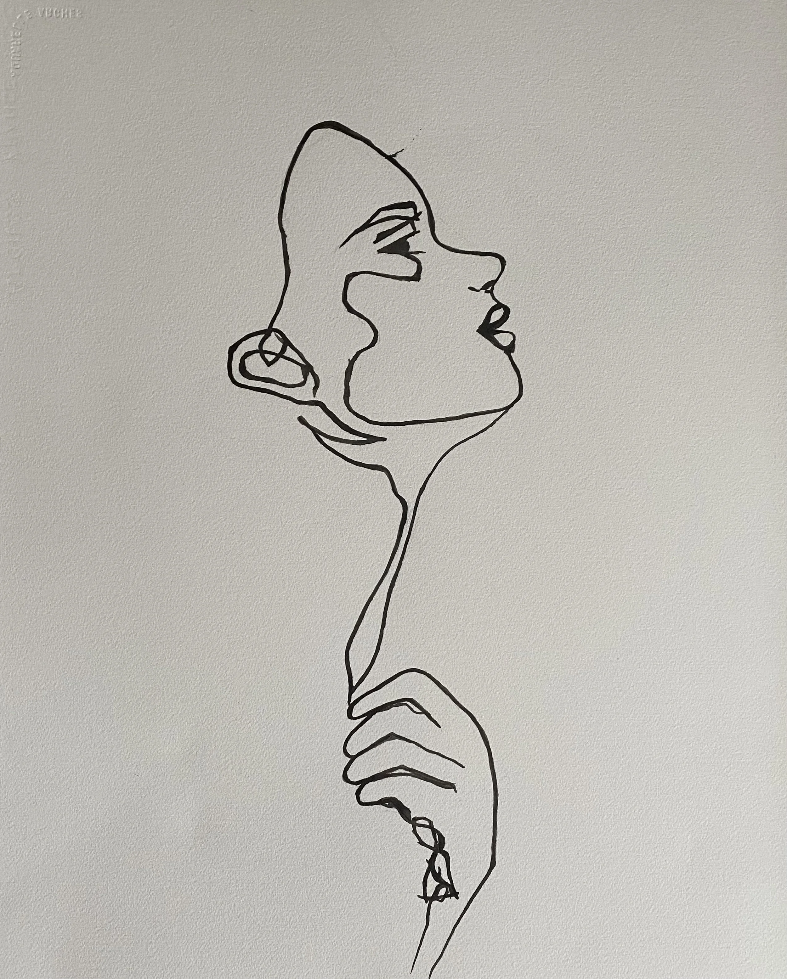 Sarah K. Pt. I (Ink on Paper) 2018