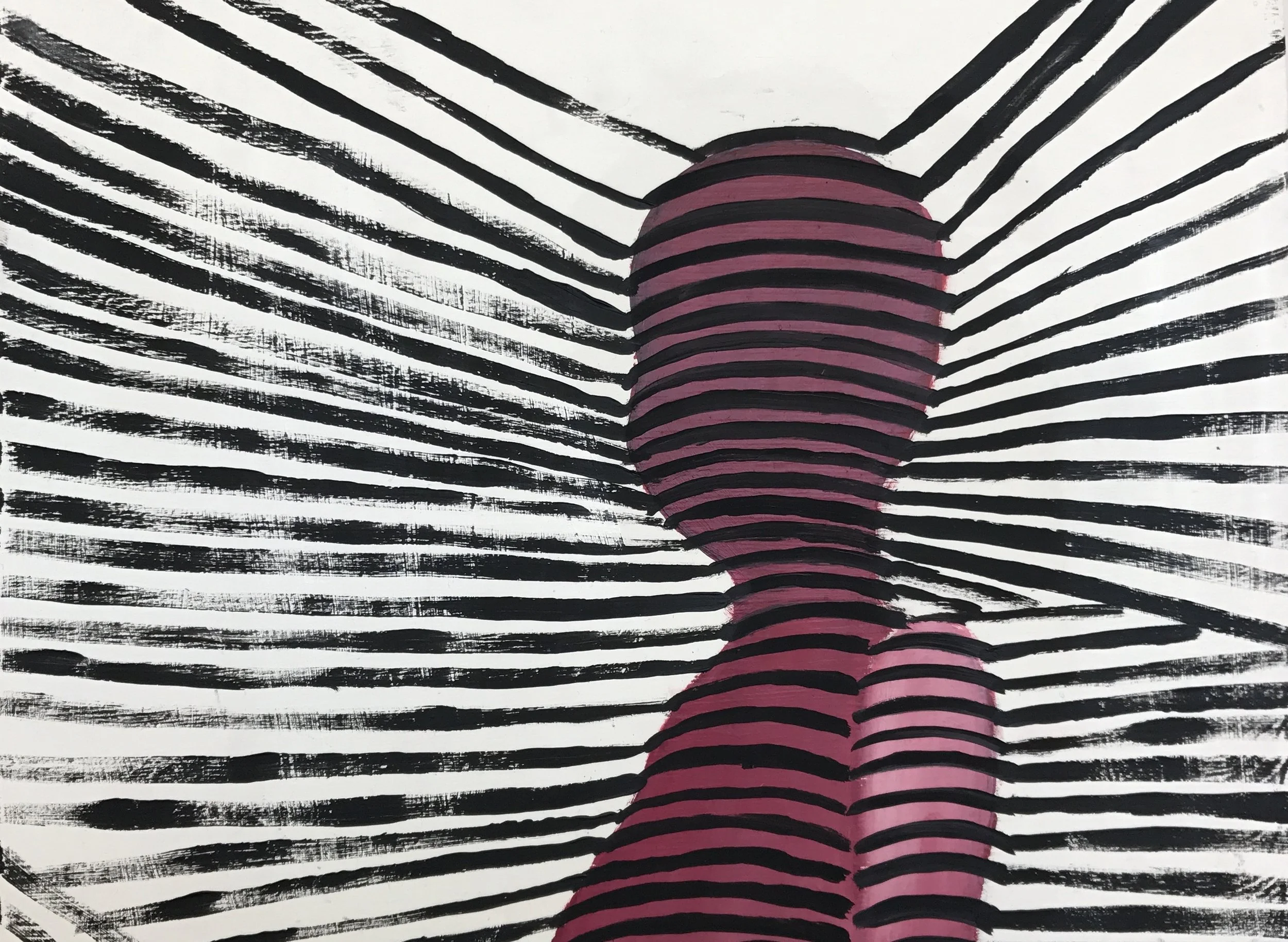 Top Bod (Acrylic on Wood) 2017