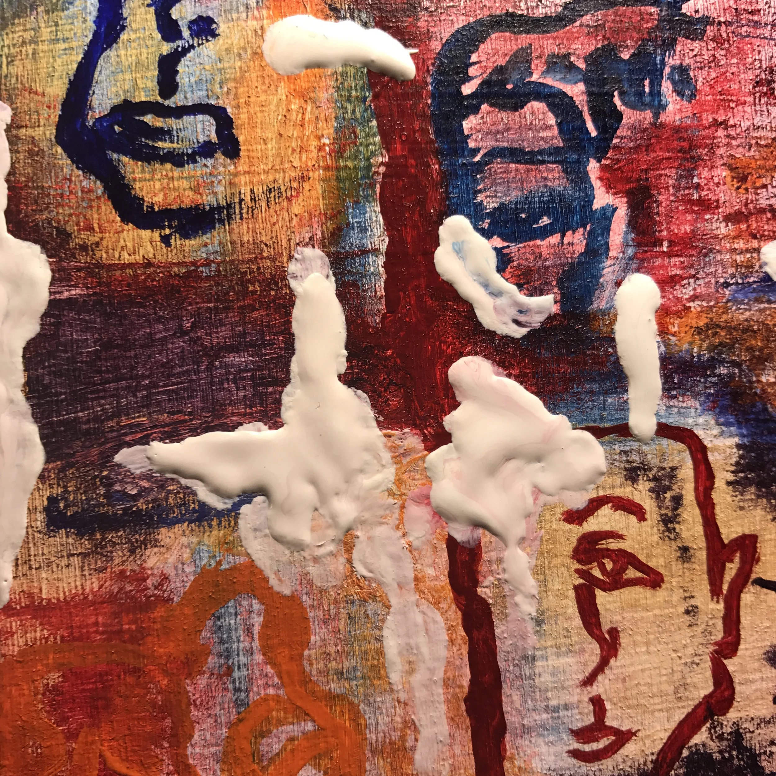 Unnamed (Acrylic on Wood, 7 x 7 cm) 2018